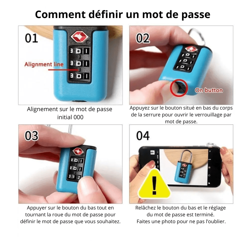 Cadenas TSA – Sécurisez vos voyages sans stress - DEVAN