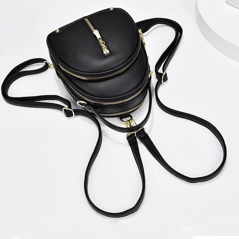 Mini Sac à Dos Femme Élégant en Simili Cuir - DEVAN