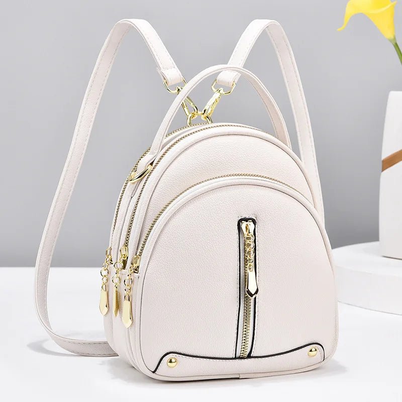 Mini Sac à Dos Femme Élégant en Simili Cuir - DEVAN