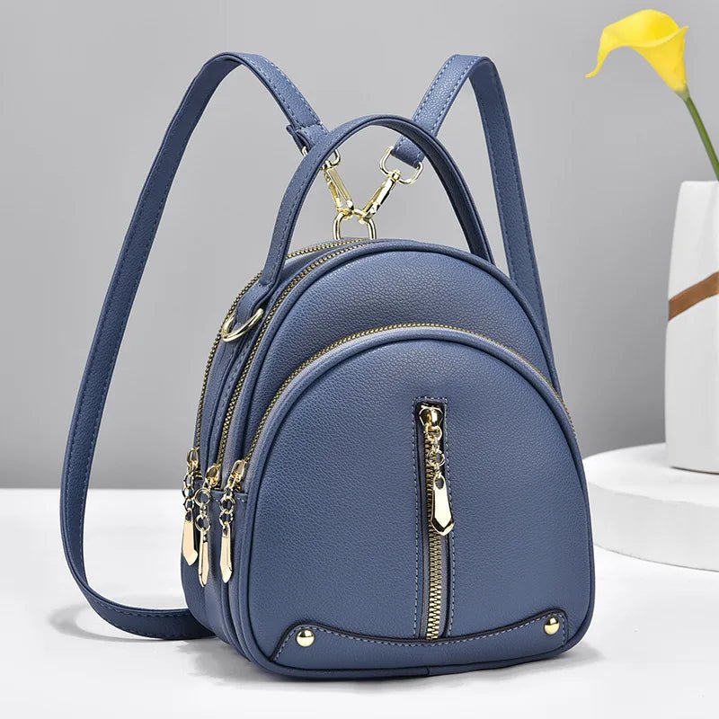 Mini Sac à Dos Femme Élégant en Simili Cuir - DEVAN