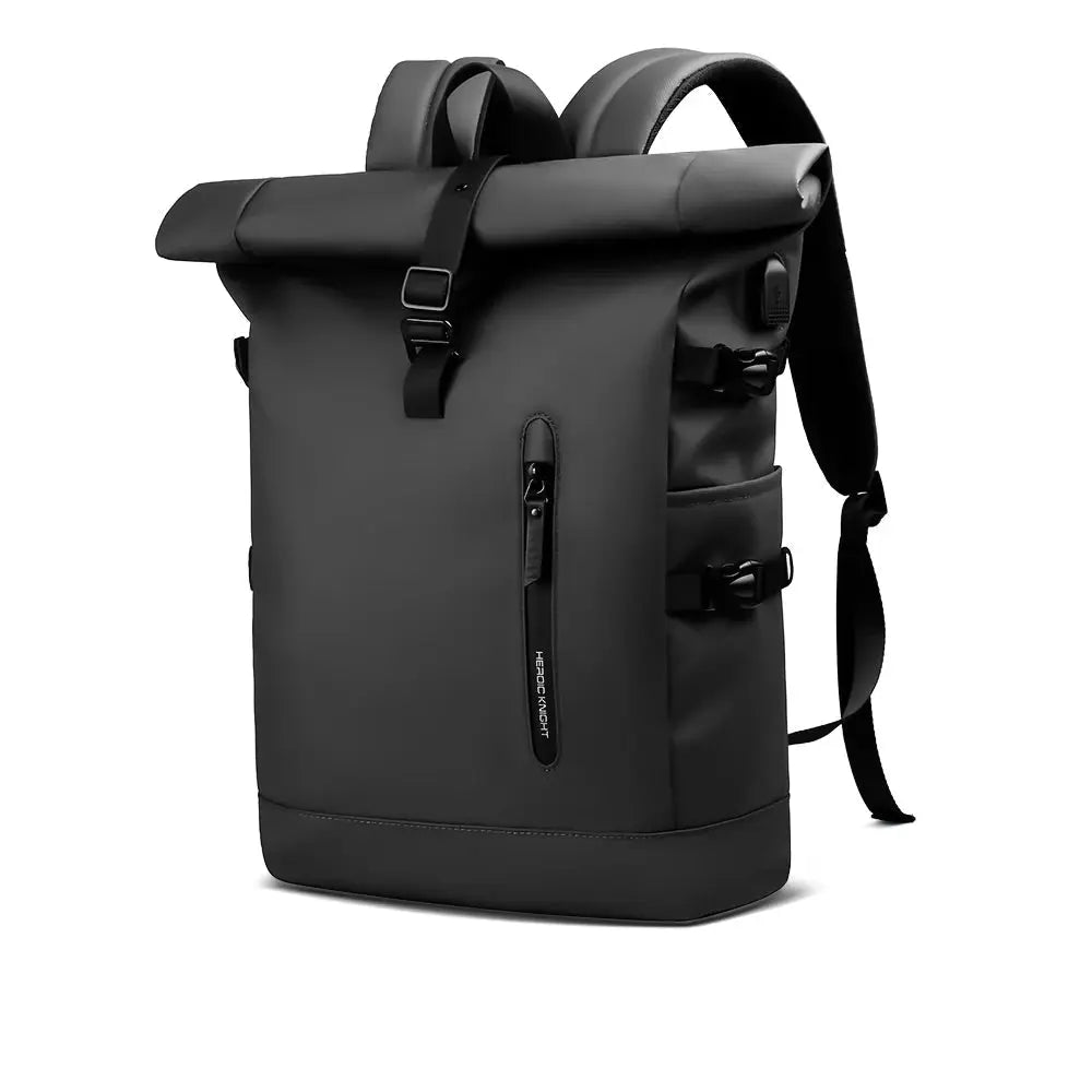 Sac à Dos Roll Top Imperméable Antivol Gris 24L PC 16 Recyclé Sac à Dos Roll Top Imperméable Antivol Gris 24L PC 16 Recyclé