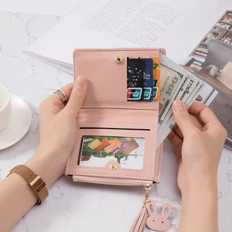 Portefeuille compact en cuir DEVAN – Élégant, pratique & durable - DEVAN