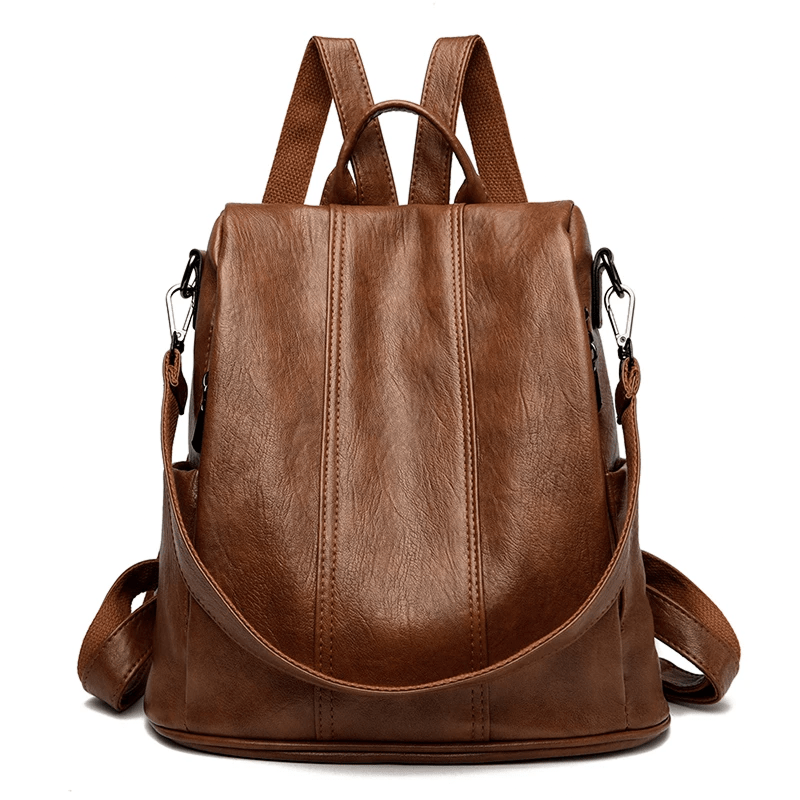 Sac à dos antivol en cuir multifonctions - DEVAN