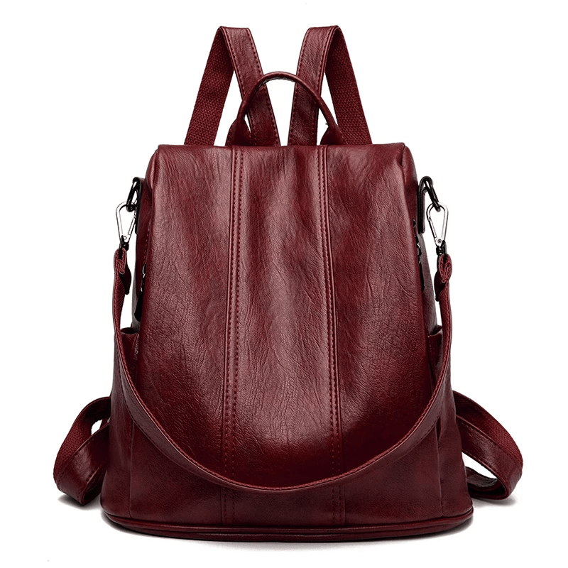 Sac à dos antivol en cuir multifonctions - DEVAN