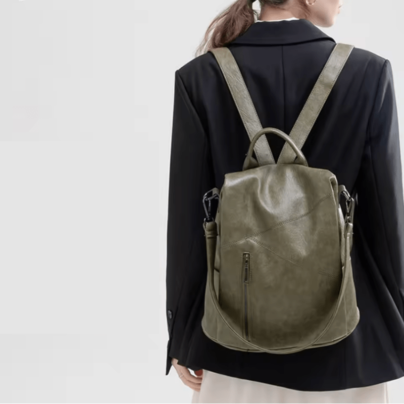 Sac à dos antivol en cuir multifonctions - DEVAN