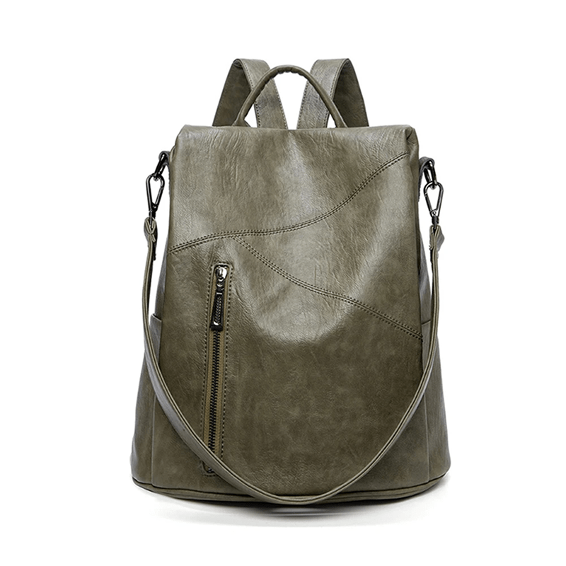 Sac à dos antivol en cuir végan - DEVAN