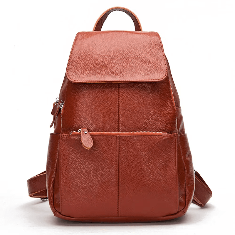 Sac à dos en cuir véritable pour femmes - DEVAN