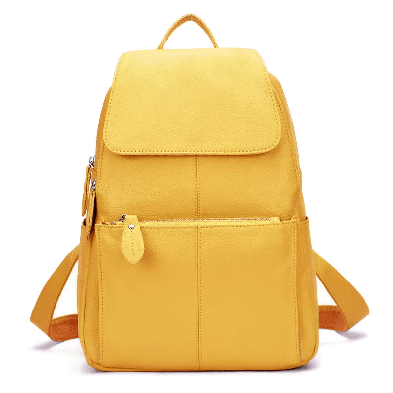 Sac à dos en cuir véritable pour femmes - DEVAN