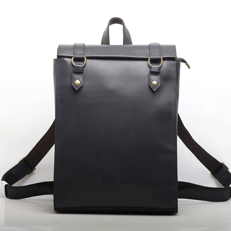 Sac à dos en cuir vintage cartable - DEVAN