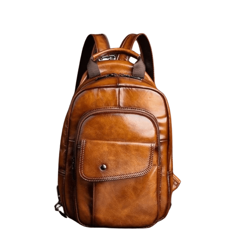 Sac à dos mini en cuir véritable pour Homme – Élégant & pratique au quotidien - DEVAN