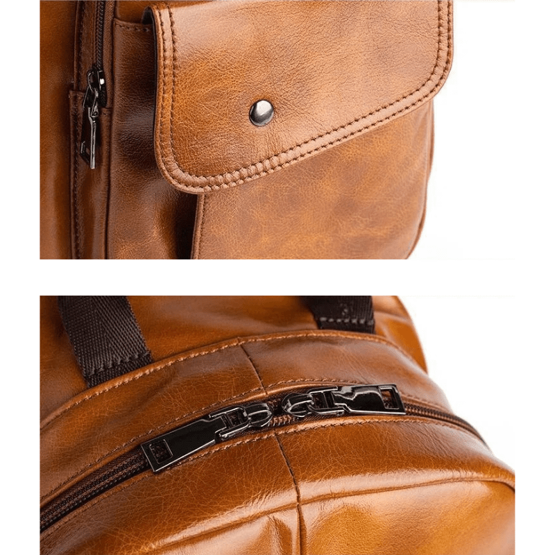 Sac à dos mini en cuir véritable pour Homme – Élégant & pratique au quotidien - DEVAN