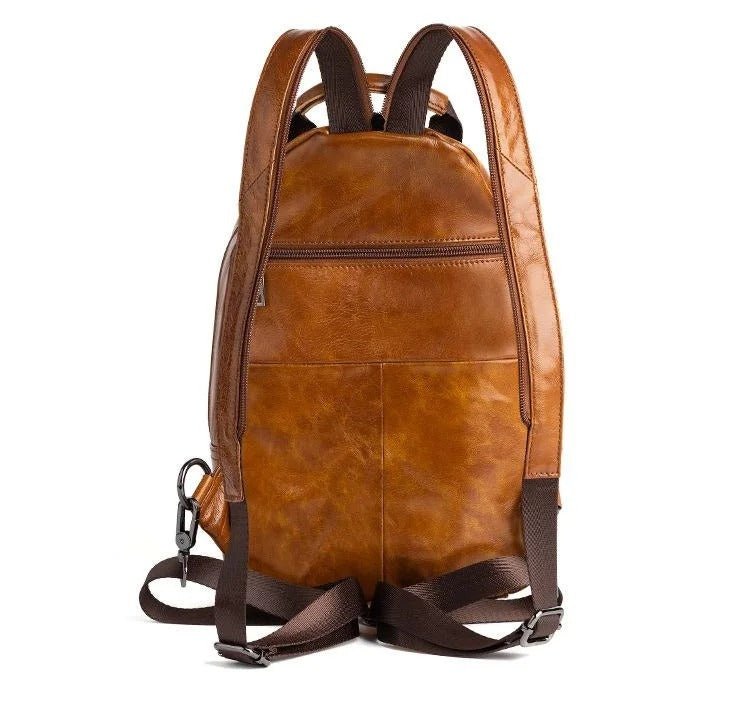 Sac à dos mini en cuir véritable pour Homme – Élégant & pratique au quotidien - DEVAN
