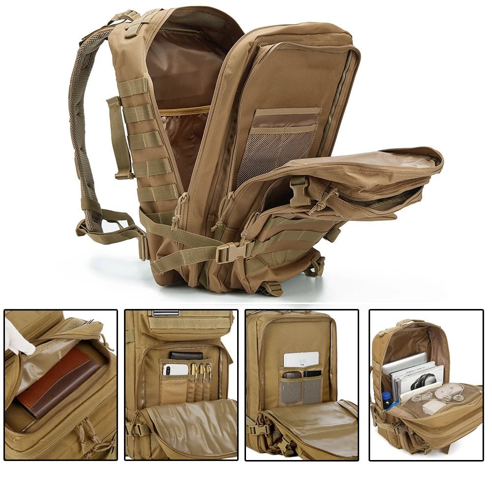 Sac à Dos Tactique Militaire 40L – Modulable, Imperméable & Ultra - Résistant - DEVAN