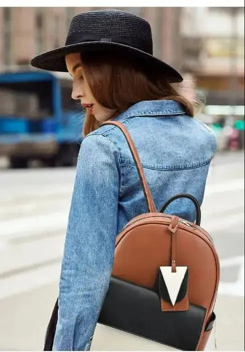 Sac à dos en cuir pour femme - DEVAN