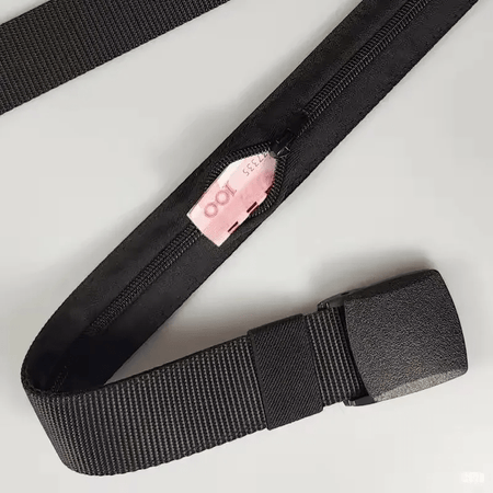Ceinture Antivol Unisexe avec Poche Secrète – Discrète, Pratique et Sécurisée - DEVAN