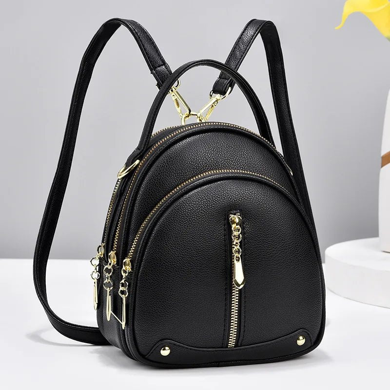 Mini Sac à Dos Femme Élégant en Simili Cuir - DEVAN