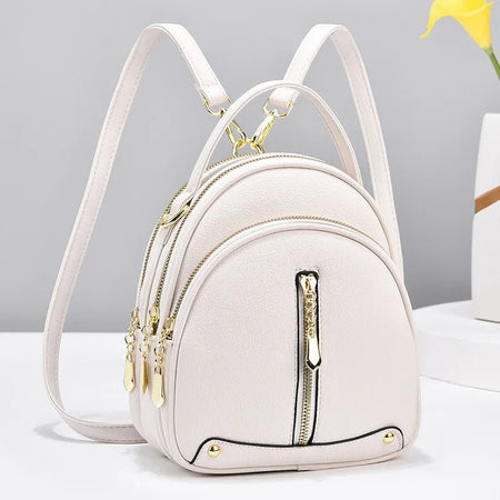 Mini Sac à Dos Femme Élégant en Simili Cuir - DEVAN