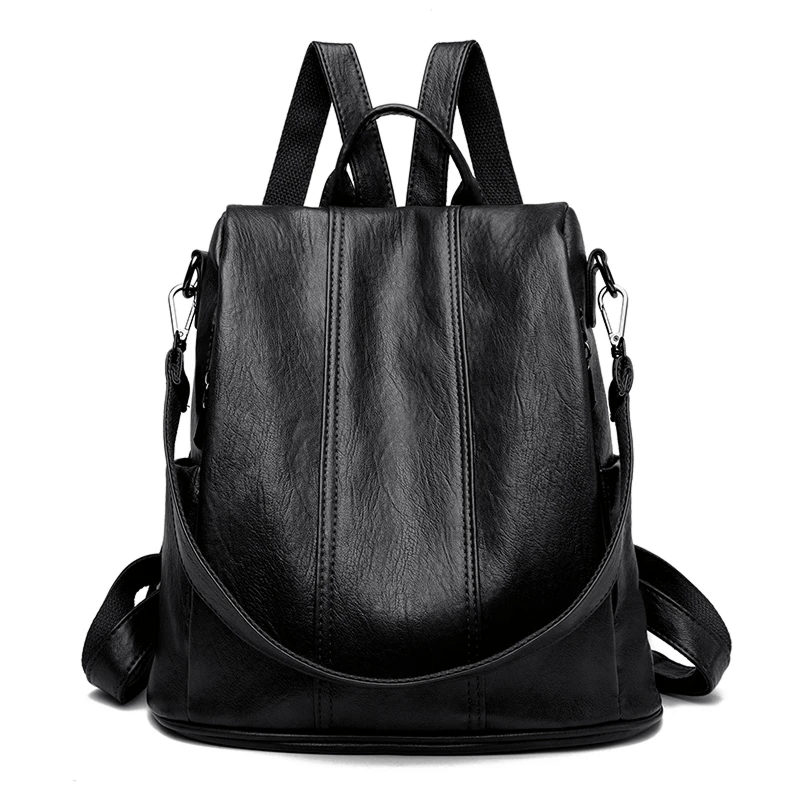 Sac à dos antivol en cuir multifonctions - DEVAN