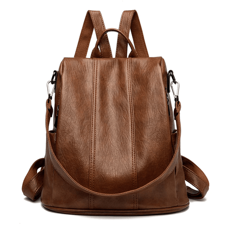 Sac à dos antivol en cuir multifonctions - DEVAN