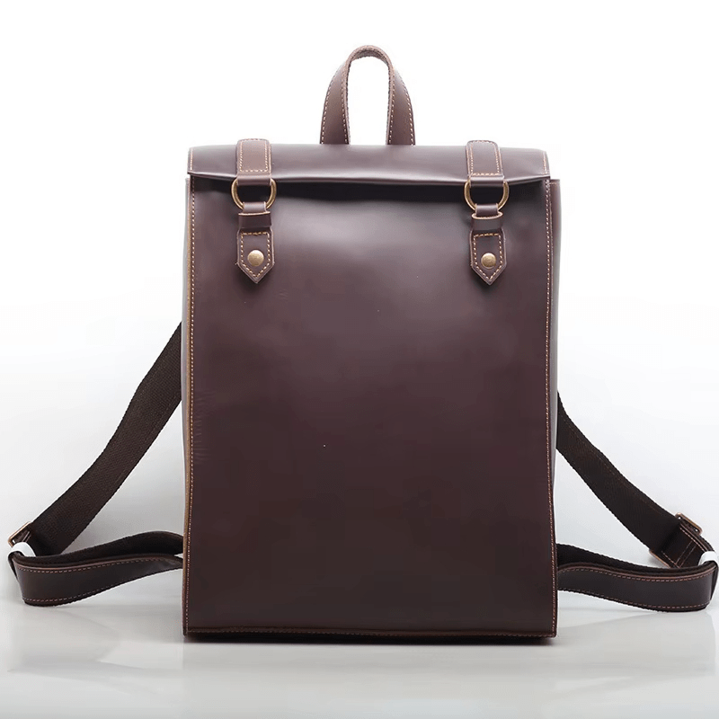Sac à dos en cuir vintage cartable - DEVAN