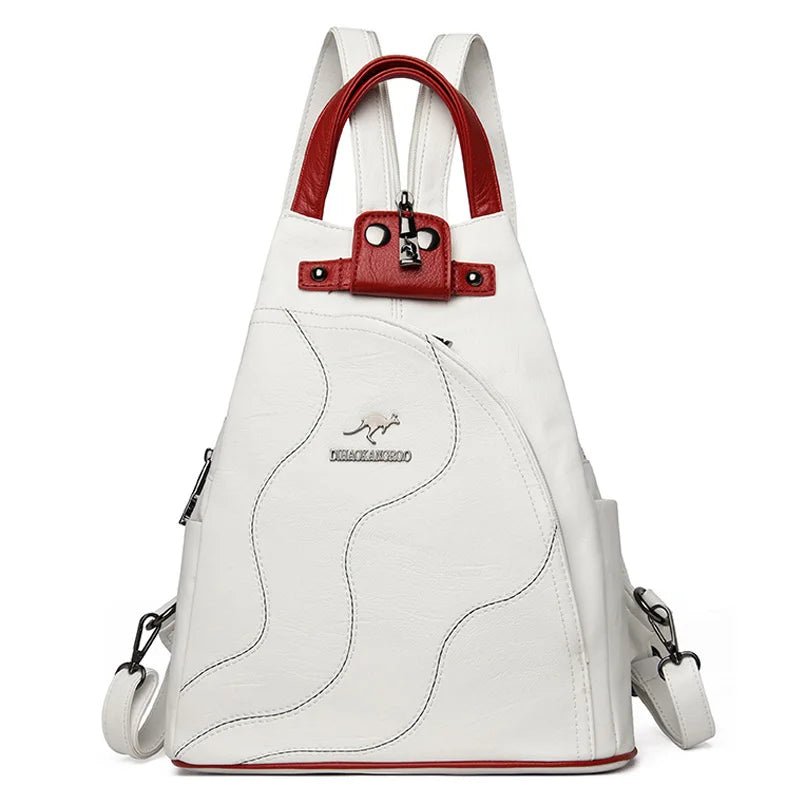 Sac à dos femme en cuir PU – Élégant, sécurisé et multifonction - DEVAN